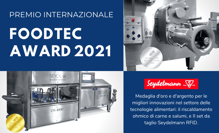 Seydelmann vince il foodtec award 2021