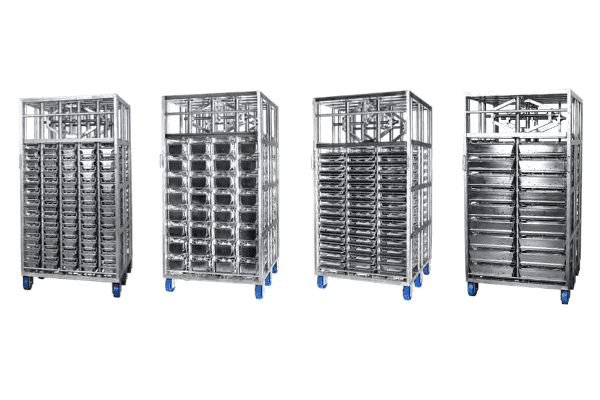 Modelli di carrelli di pressatura Eberhard