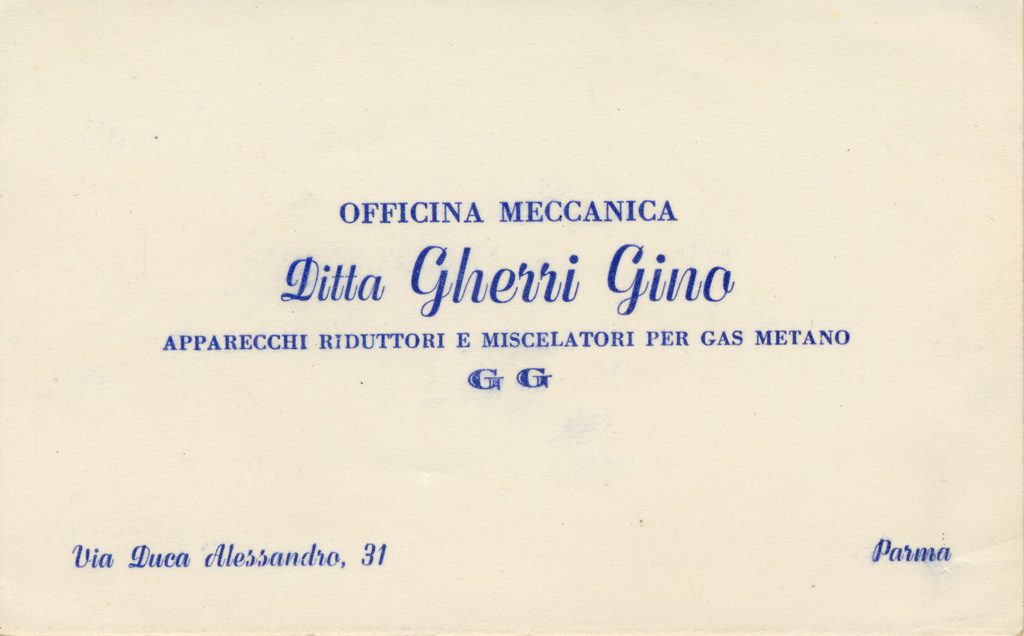 biglietto da visita gherri