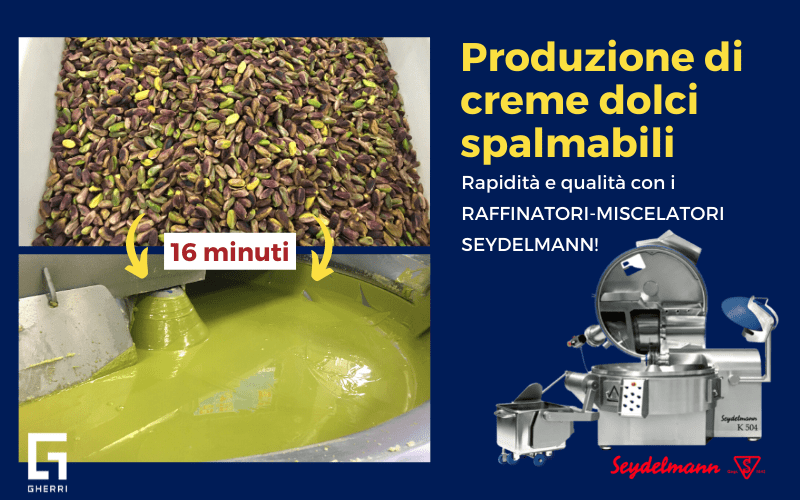 Produzione industriale di creme dolci