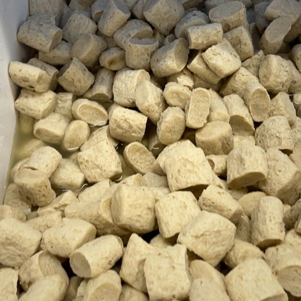 produzione nugget vegetali in sala prove Gherri