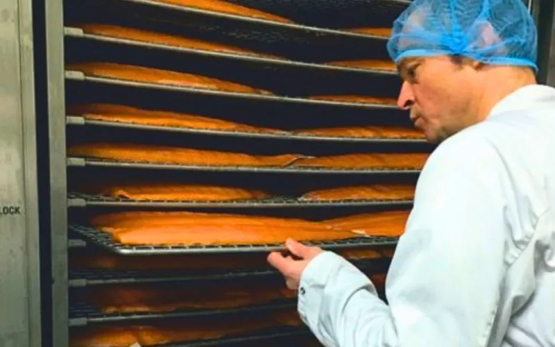 impianto di affumicatura pesce