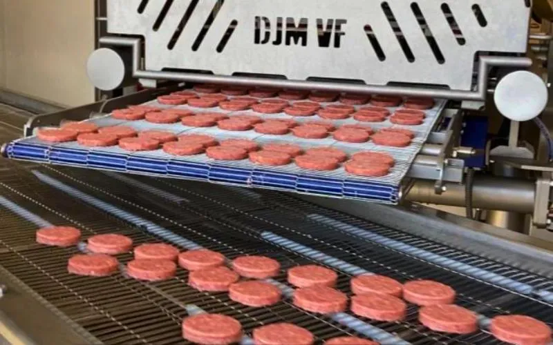 macchinari industriali per hamburger