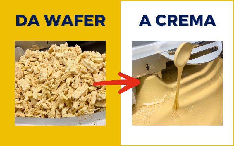 Recupero scarti prodotti dolciari