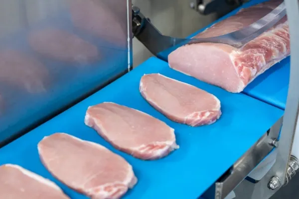 Porzionatrice industriale per carne rossa