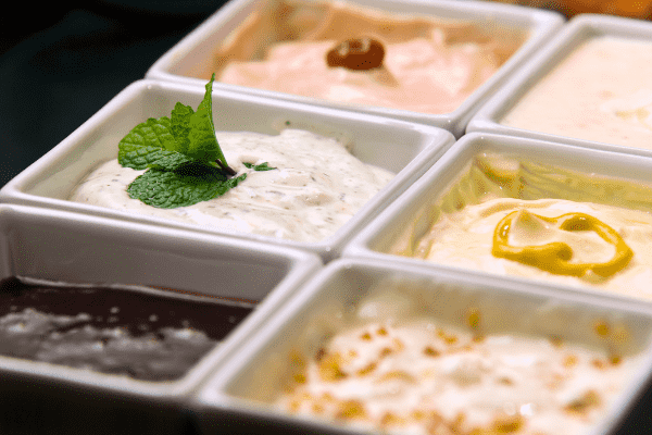 diversi tipi di salse