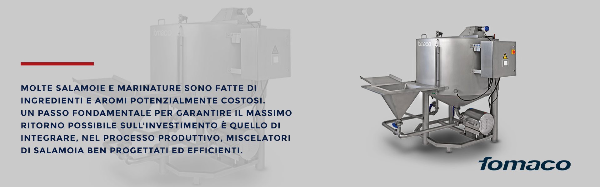 miscelatori di salamoia Fomaco