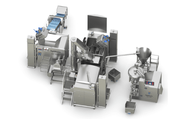 La linea completa di macinatura Seydelmann