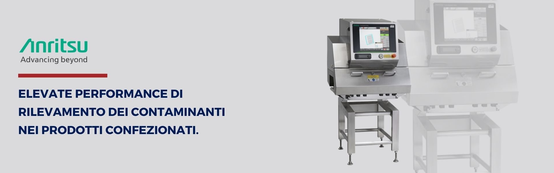 Sistema a raggi X per prodotti confezionati